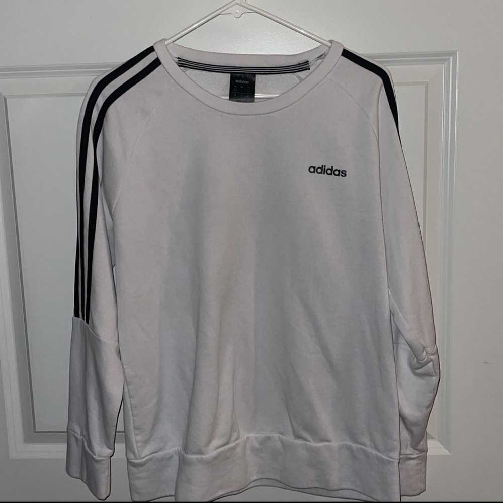 White Adidas sweatshirt men’s